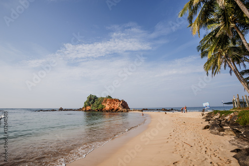 Beautiful landscape tropical beach.