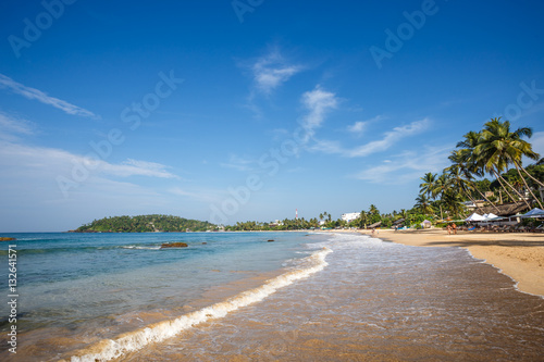 Beautiful landscape tropical beach.