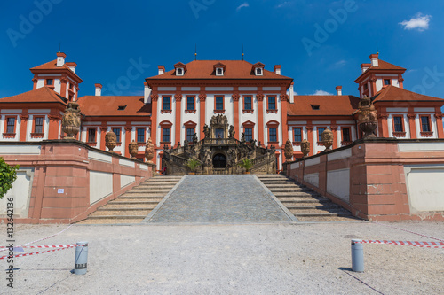 Historical public building of Troja castle, Prague, Czech Republic