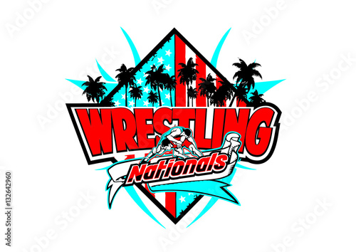 wrestling vector
