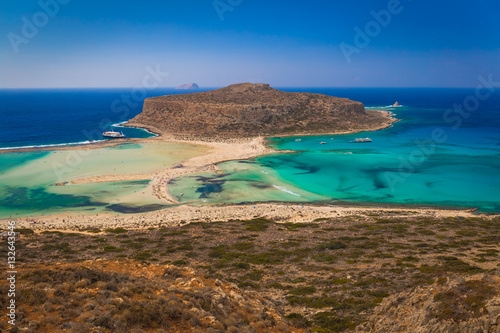 Balos beach and lagoon, Chania prefecture, West Crete, Greece