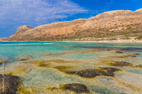 Balos beach and lagoon  Chania prefecture  West Crete  Greece