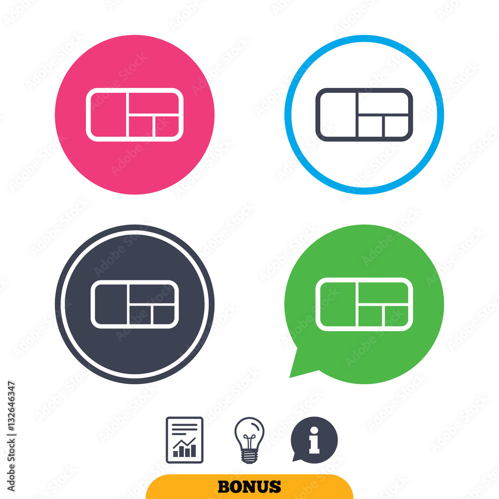 Stand sign icon. Modern furniture symbol. Stand sign icon. Modern furniture symbol.