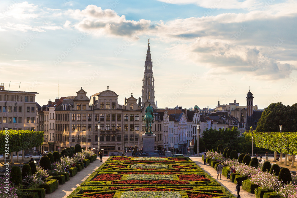 Cityscape of Brussels