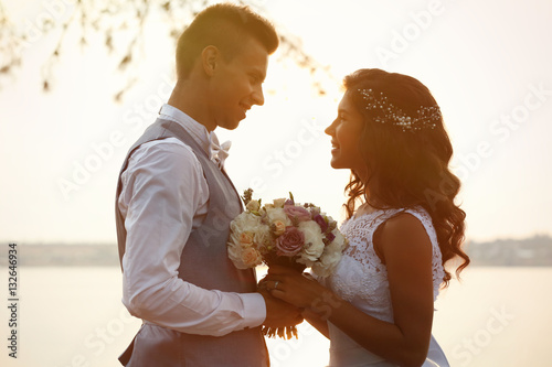 Portrait of beautiful weddi...