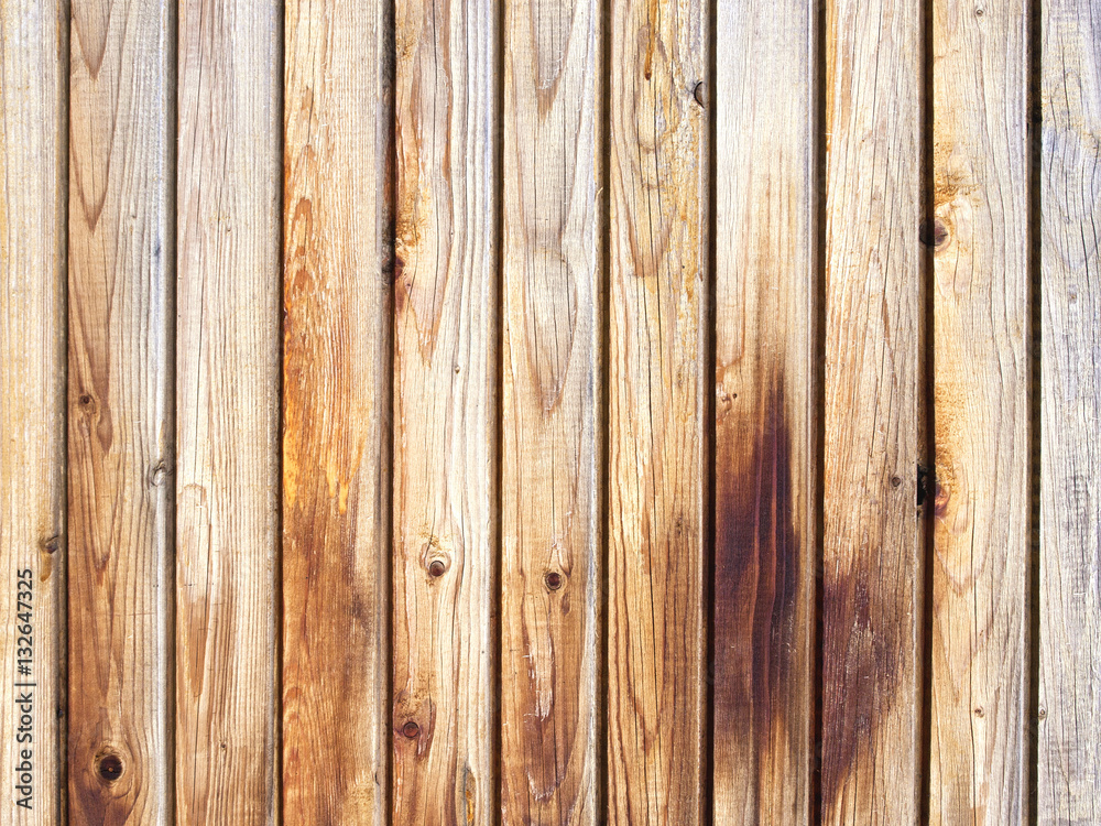 Fototapeta premium Brown wood plank wall texture background