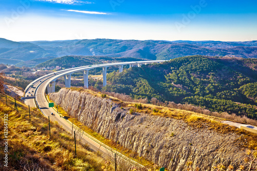 Crni Kal viaduct in Slovenia