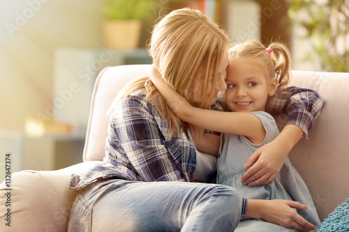 Beautiful young woman and h...
