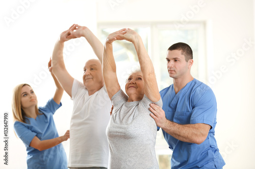 Physiotherapists working wi...