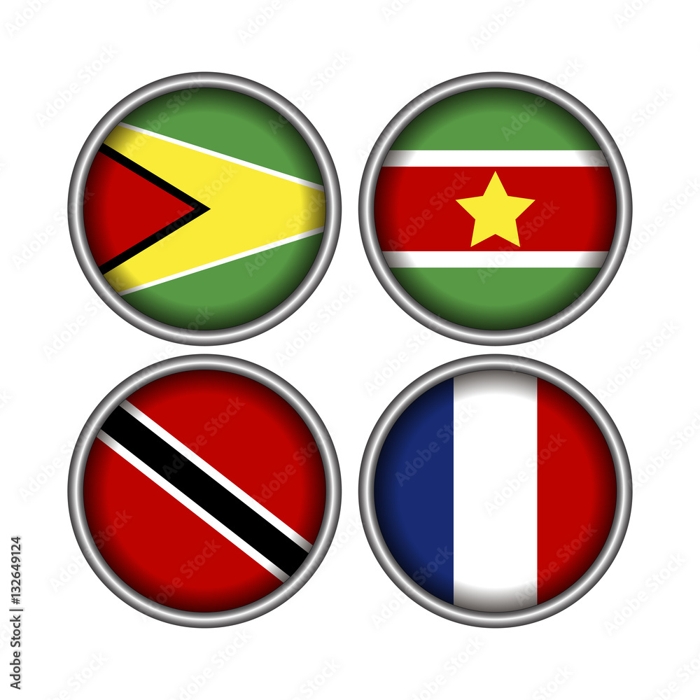 Set of flags Set of flags