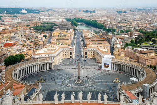 Rome aerial view