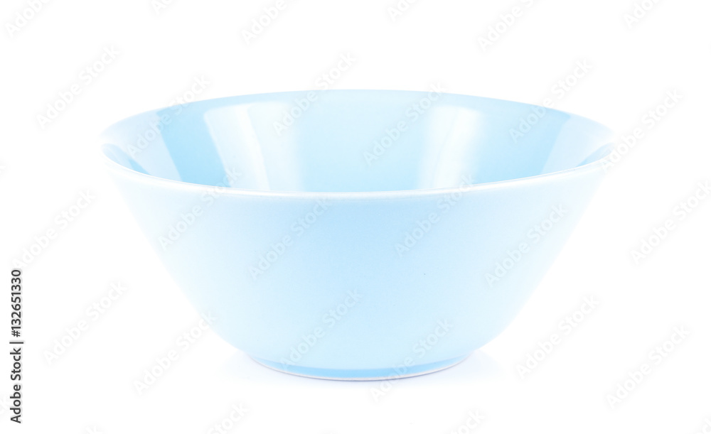 A bowl of blue on a white background A bowl of blue on a white background