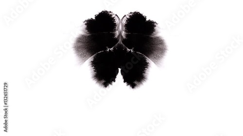 Ink Rorschach test photo