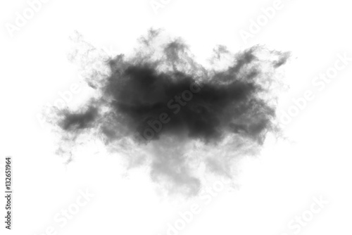 black clouds on white background