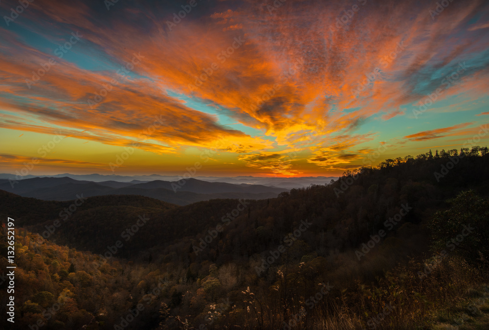 Sunrise on the Blue Ridge
