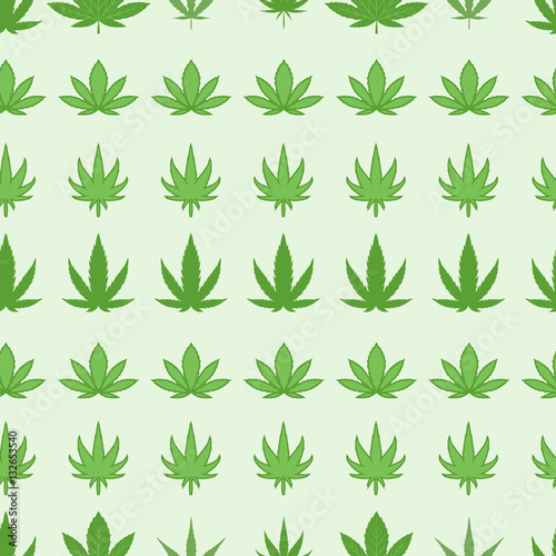 Marijuana seamless pattern vector.