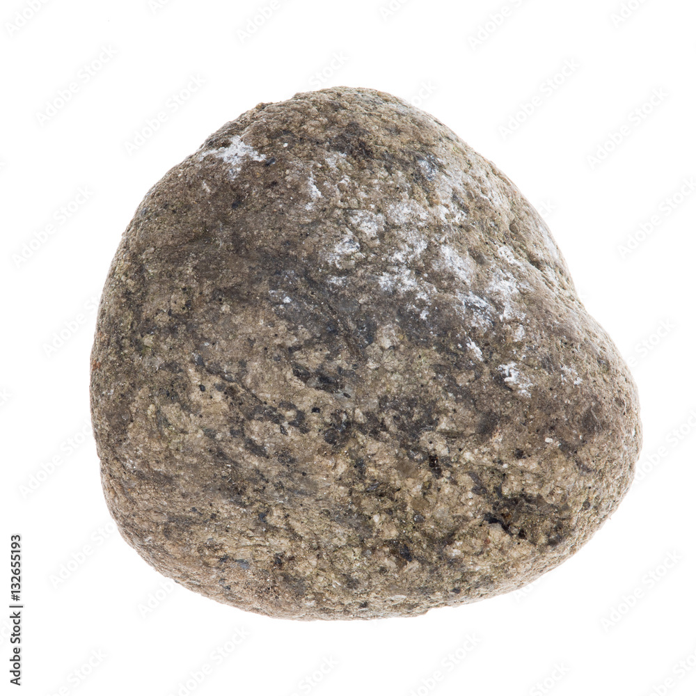 Close up of a rock isolated on white background Close up of a rock isolated on white background