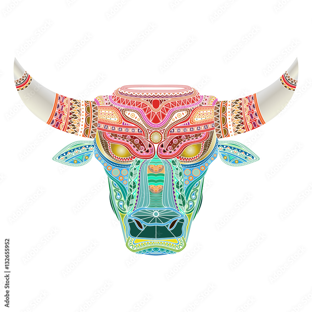 Abstract Bull Art