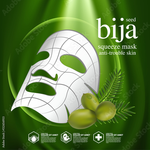 Bija Seed Nature Cosmetic Skin Care. photo