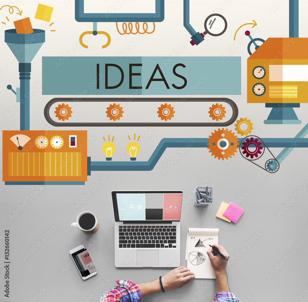 Fotografie Innovation Ideas Imagine Processing System Concept