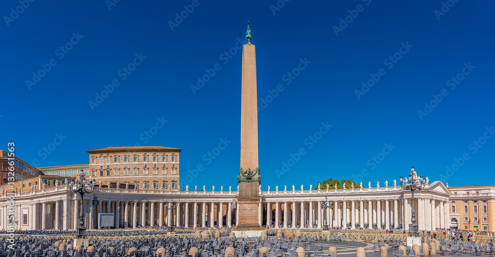 Saint Peter's Square  in Vatican Rome