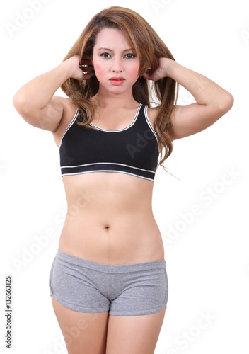 woman in sport clothes