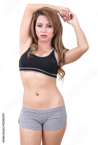 woman in sport clothes
