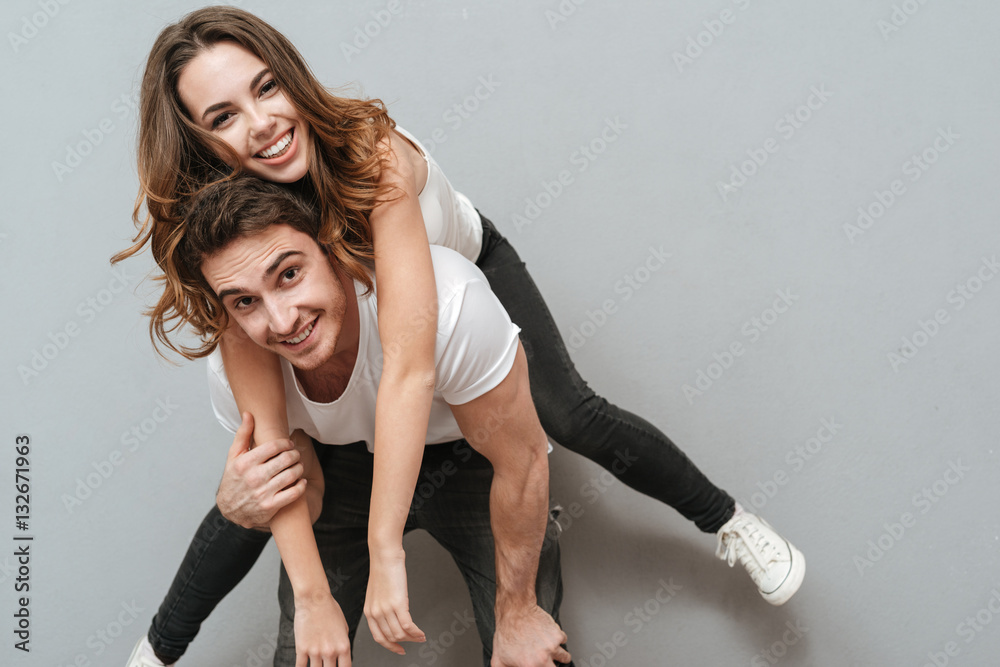 Couple In Love Pose In Studio On Black Background Photo And Picture For  Free Download - Pngtree