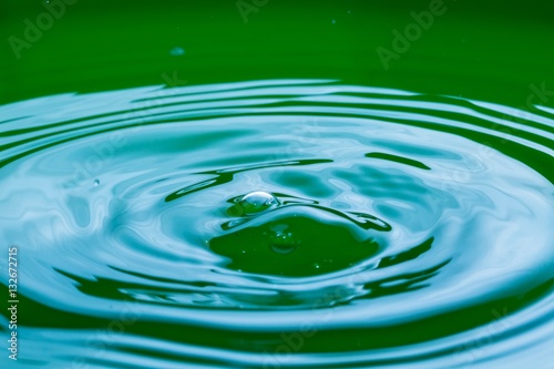 Close up of splashing droplet