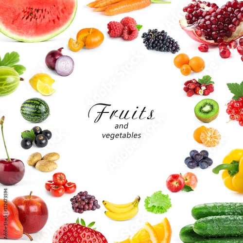 Fruits and vegetables