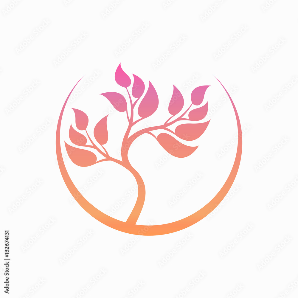 Abstract foliate element. Deciduous ornament. Pattern. Abstract foliate element. Deciduous ornament. Pattern.