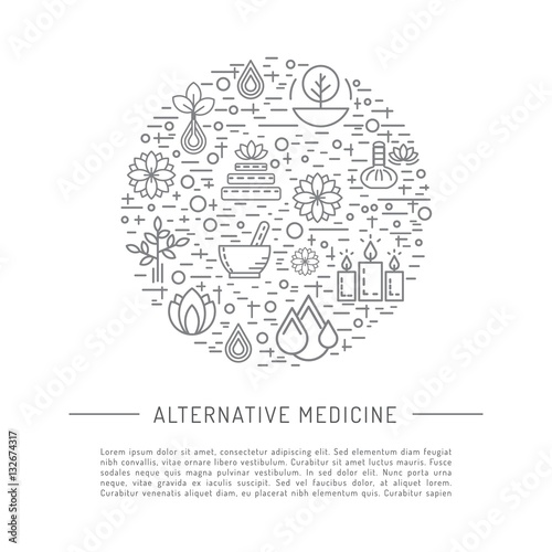Vector image characters of alternative medicine. Ayurvedic body types. Holistic lifestyle and harmony with nature.