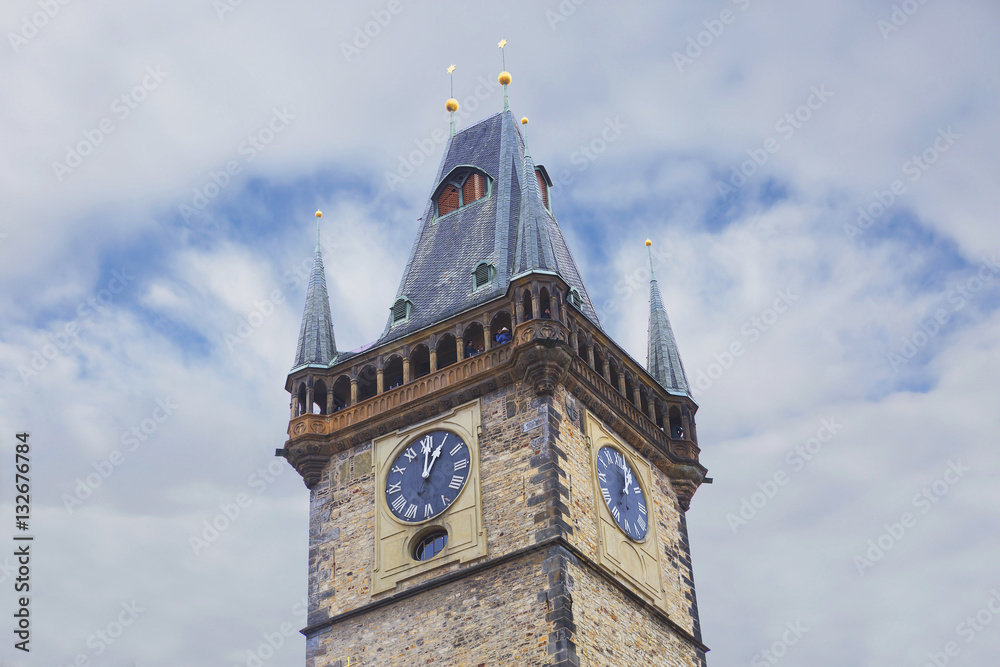 Прага. Часовая башня.