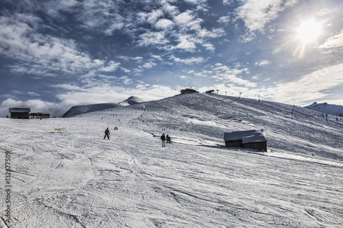 Fototapeta Naklejka Na Ścianę i Meble -  High Altitude Ski Domain