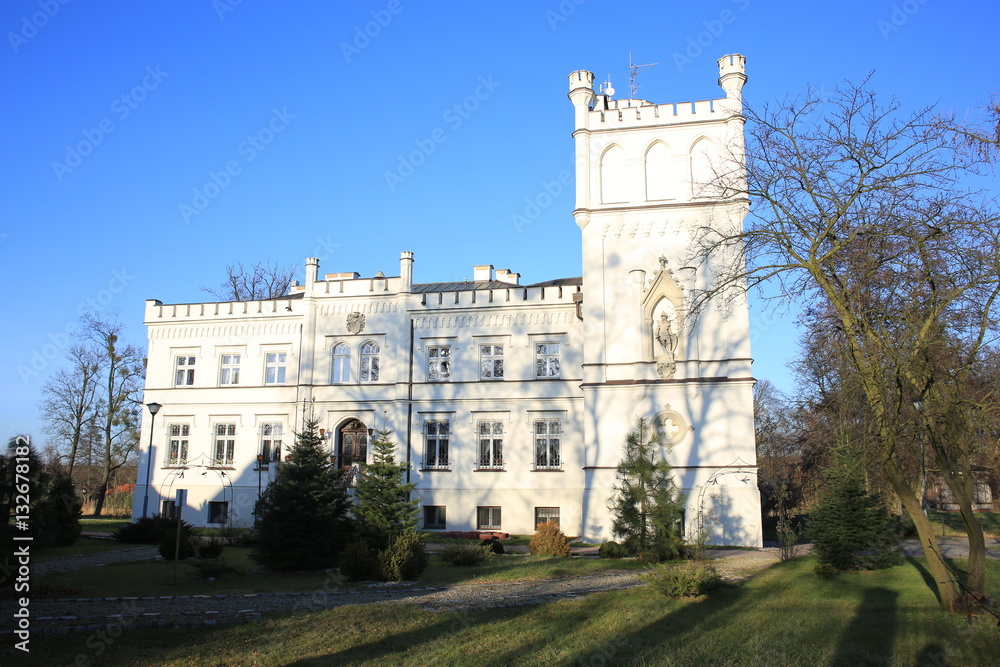 Historic Mrozow Castle in Poland