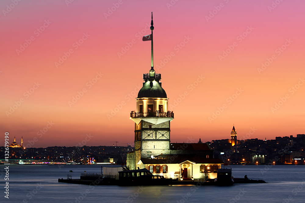 Obraz premium İstanbul Kız Kulesi