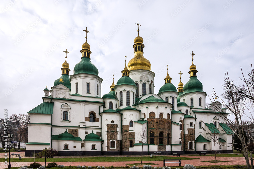 Kiev, Ukraine. Saint Sophia Monastery Cathedral, UNESCO 