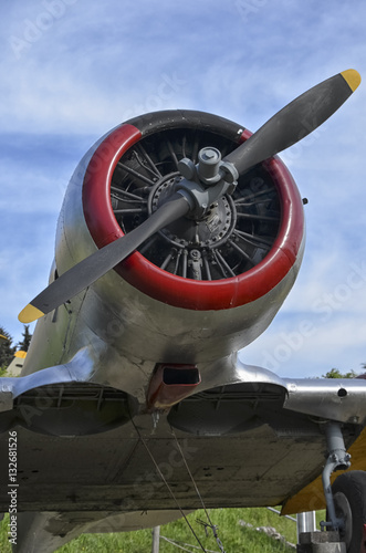 Radial engine of a North American T-6 © Lineas@1703