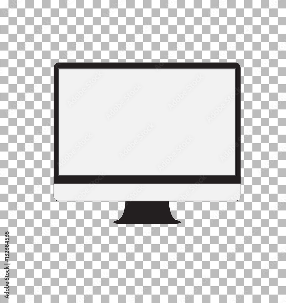 computer monitor isolated on white background. computer monitor computer monitor isolated on white background. computer monitor
