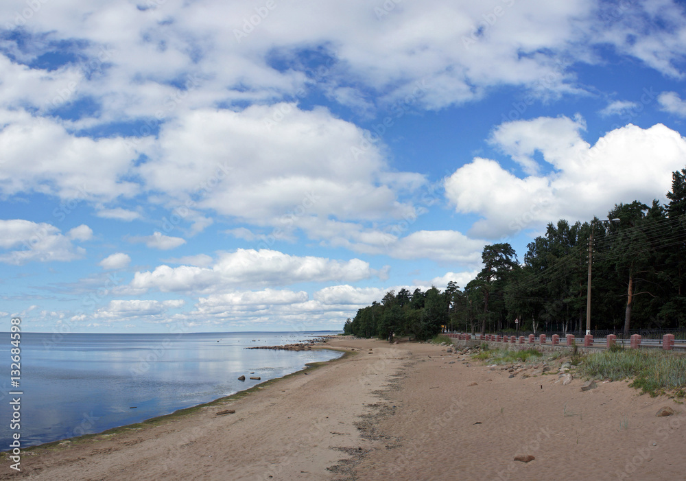 Water landscape, Baltic sea, Russia