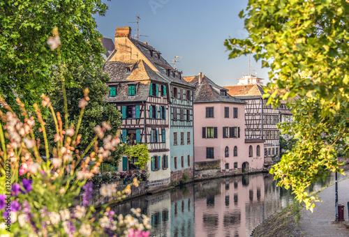 Fotografie Strasbourg, la Petite France et ses maisons à colombages