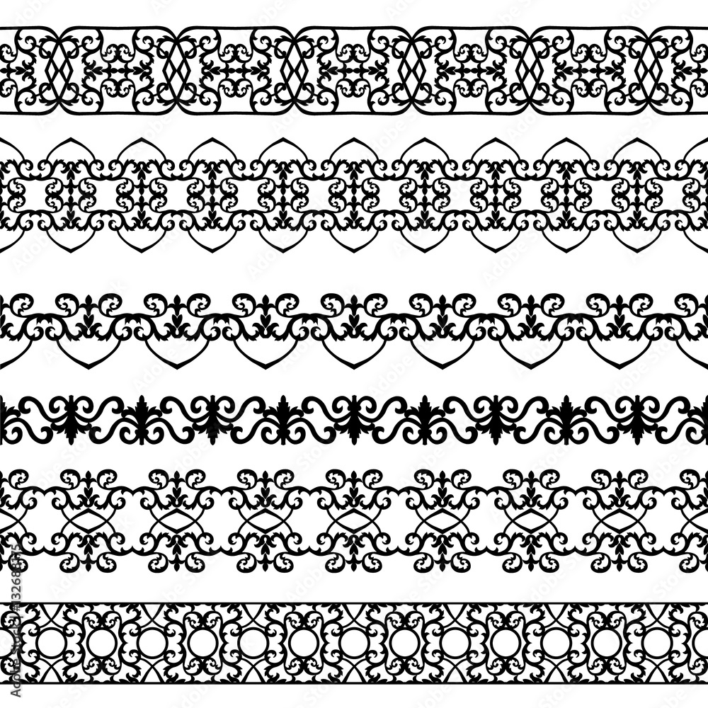 Set of borders Set of borders