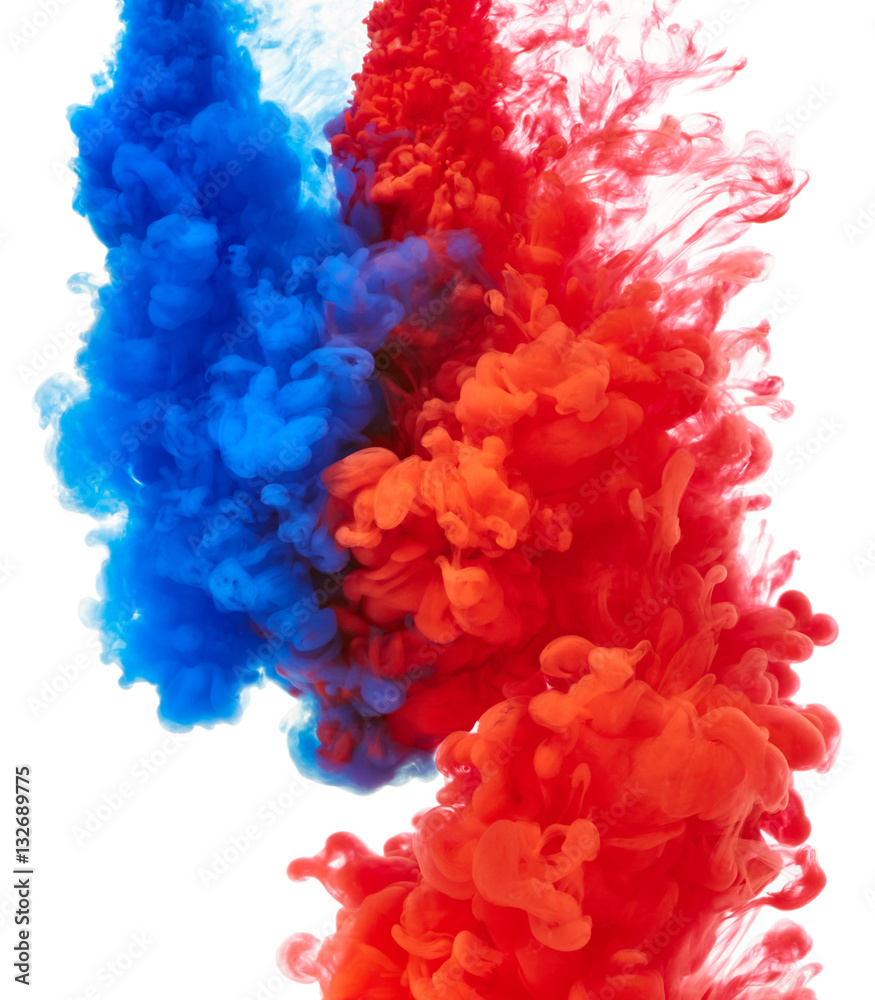 Fototapeta premium Color ink in water