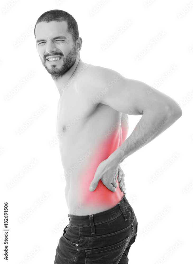 Fototapeta premium back in pain