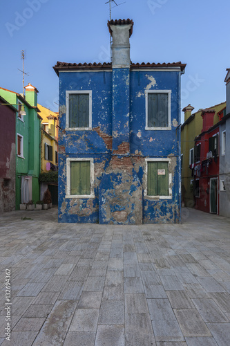 Bunte Häuser auf der Insel Burano © Tilo Grellmann