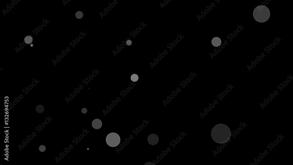 Bokeh Particles Left Fly 3d Space Bokeh Particles Left Fly 3d Space