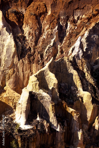 canyon, grands lavaka Ankarokaroka, Parc National Ankarafantsika, Madagascar photo