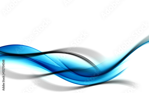Awesome Art Abstract Blue Black Background Waves Design