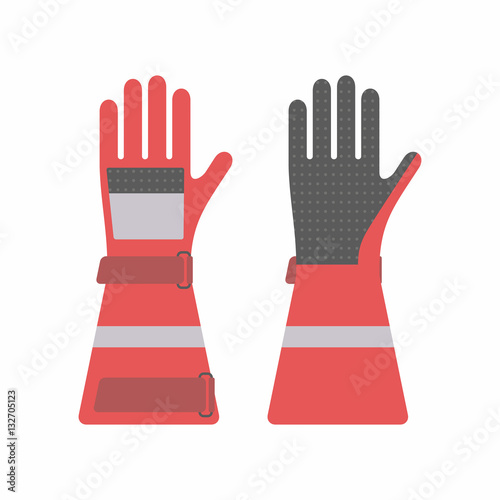Protective gloves for firefighters