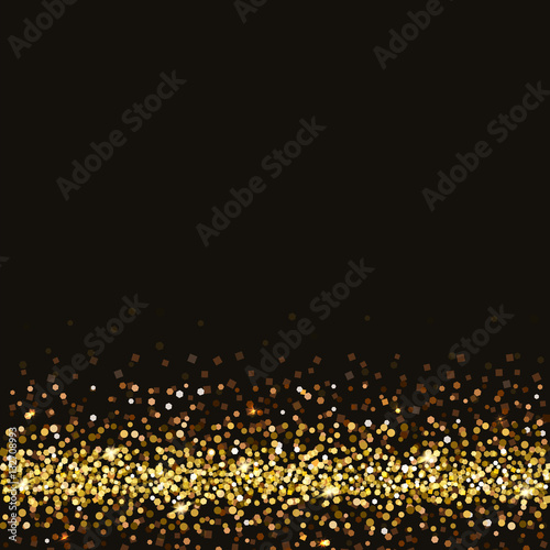 Golden symbol of exclusivity, the label VIP with glitter. Very important person - VIP icon on dark background Sign of exclusivity with bright, Golden glow. Template for vip banners or card